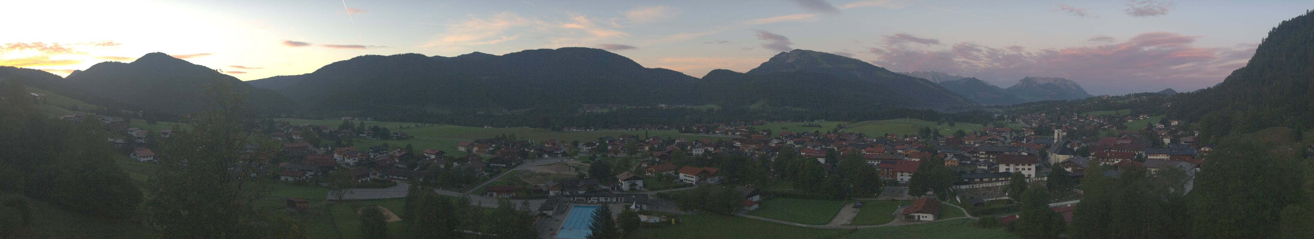 Archiv Foto Webcam Panoramablick auf das Dorf Reit im Winkl