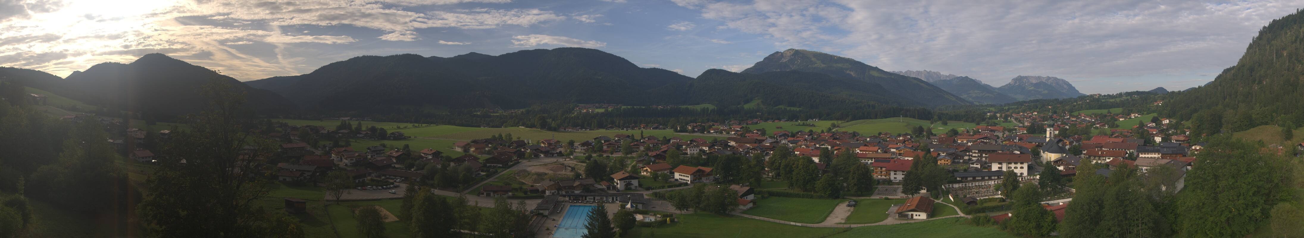 Archiv Foto Webcam Panoramablick auf das Dorf Reit im Winkl