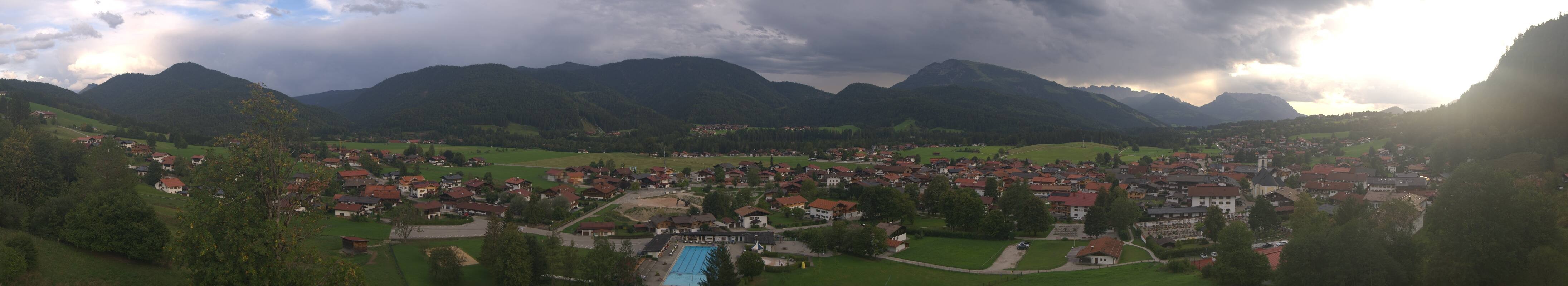 Archiv Foto Webcam Panoramablick auf das Dorf Reit im Winkl