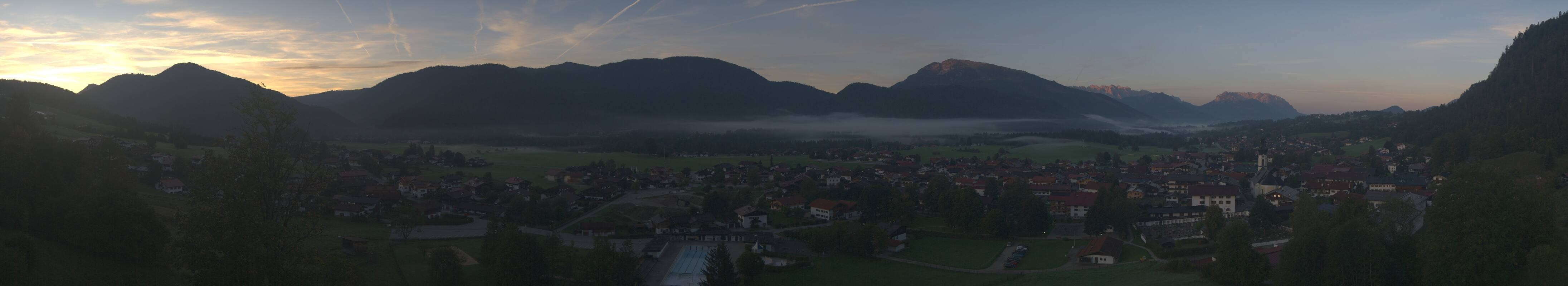Archiv Foto Webcam Panoramablick auf das Dorf Reit im Winkl