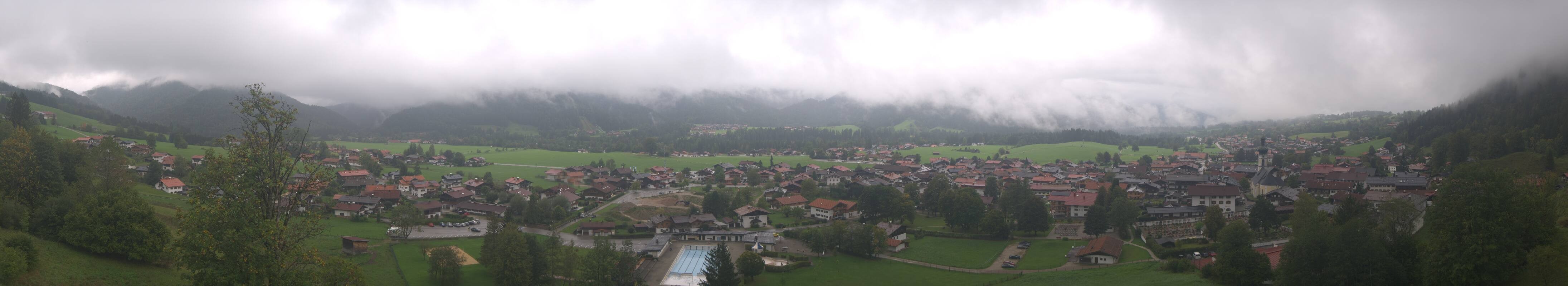 Archiv Foto Webcam Panoramablick auf das Dorf Reit im Winkl