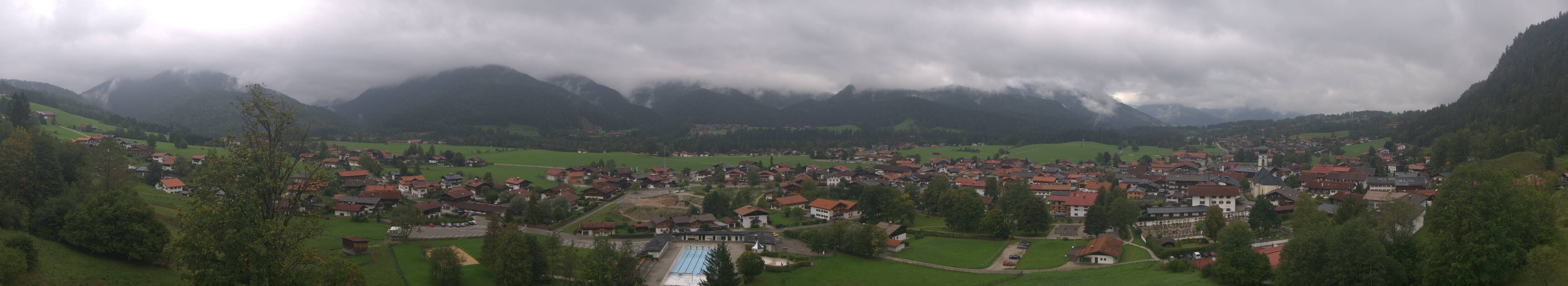 Archiv Foto Webcam Panoramablick auf das Dorf Reit im Winkl
