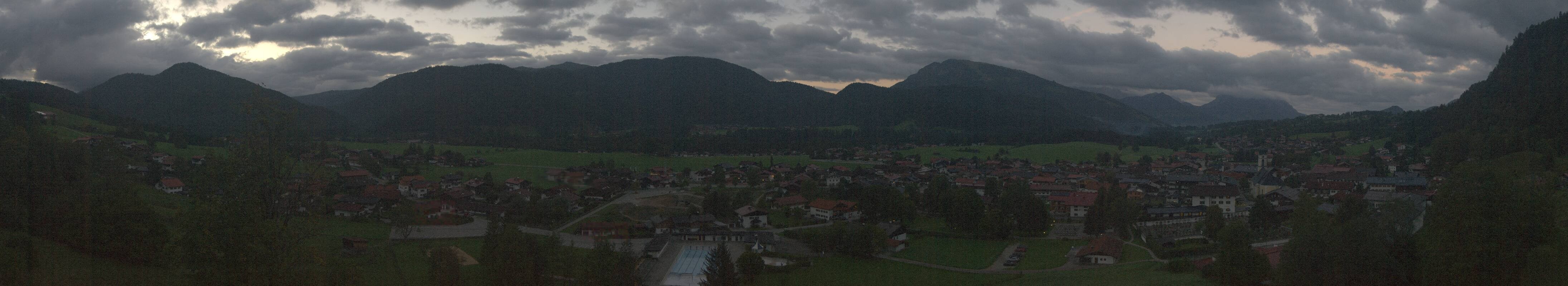 Archiv Foto Webcam Panoramablick auf das Dorf Reit im Winkl