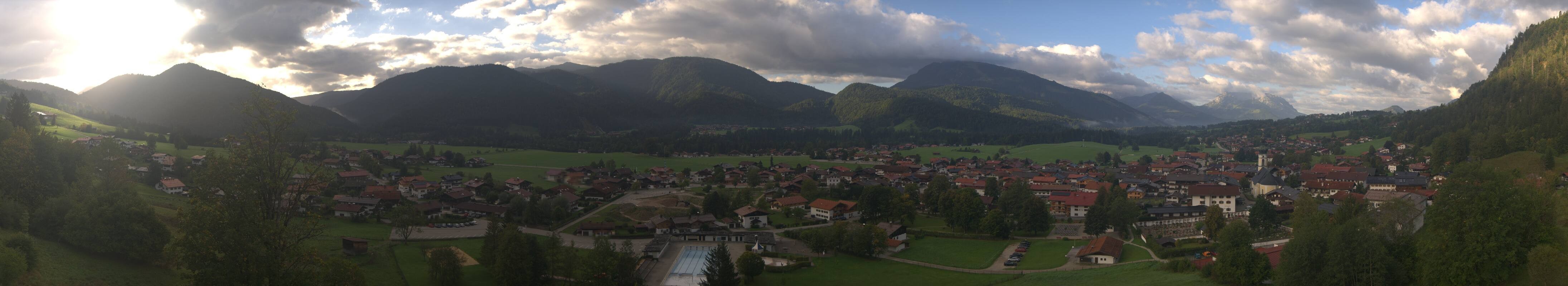 Archiv Foto Webcam Panoramablick auf das Dorf Reit im Winkl