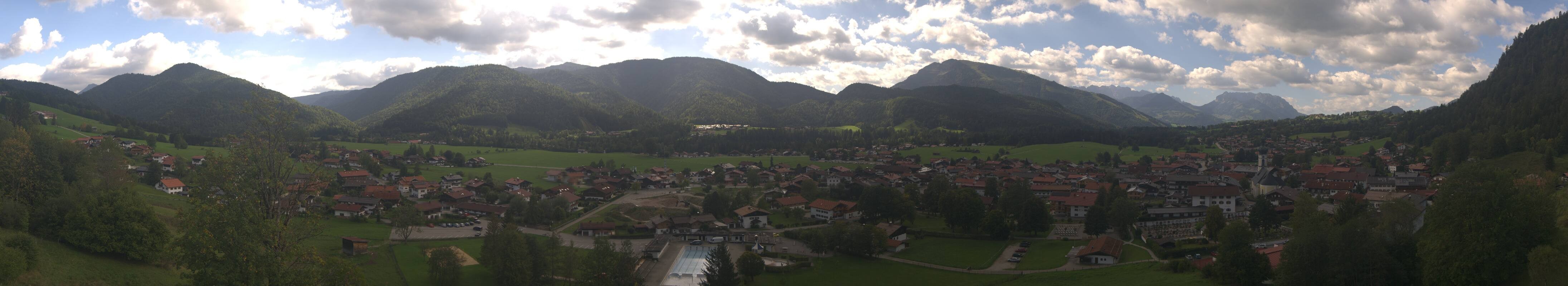 Archiv Foto Webcam Panoramablick auf das Dorf Reit im Winkl
