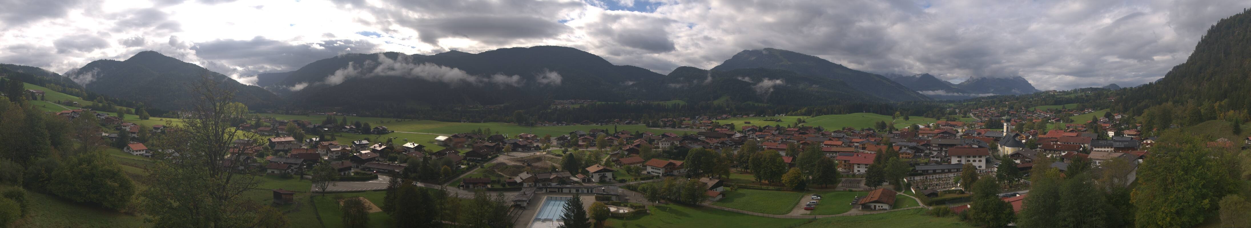 Archiv Foto Webcam Panoramablick auf das Dorf Reit im Winkl