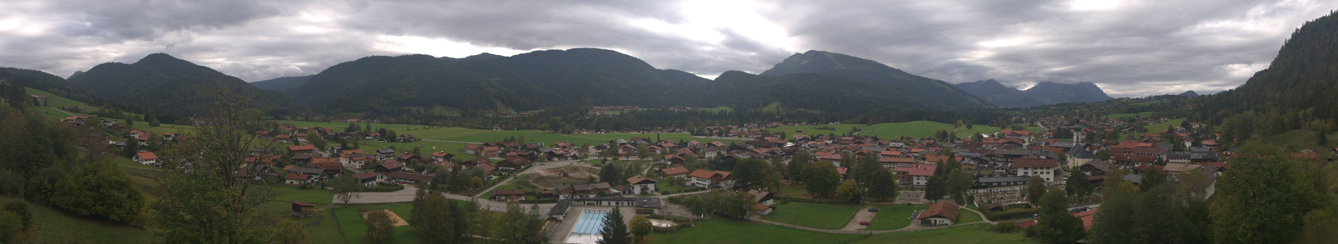 Archiv Foto Webcam Panoramablick auf das Dorf Reit im Winkl