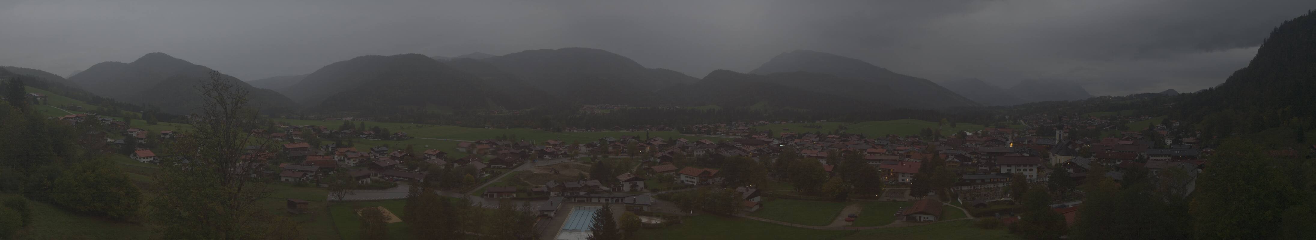 Archiv Foto Webcam Panoramablick auf das Dorf Reit im Winkl