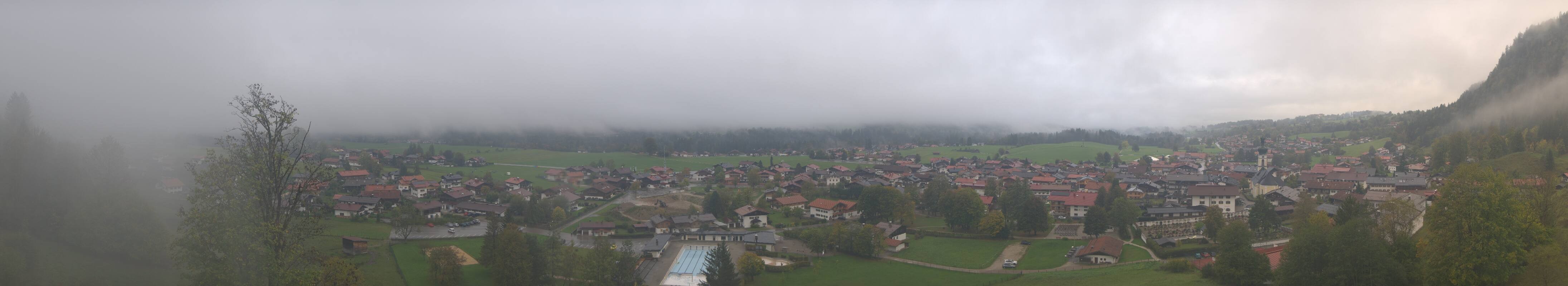 Archiv Foto Webcam Panoramablick auf das Dorf Reit im Winkl