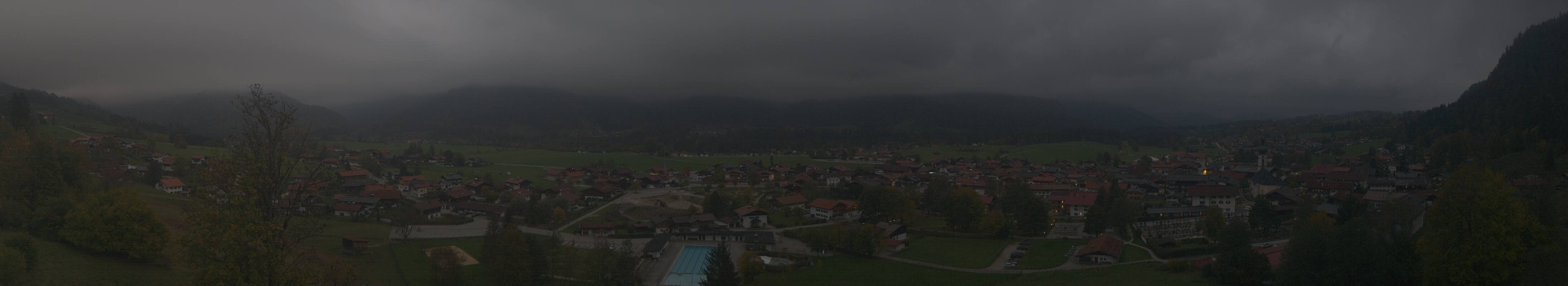 Archiv Foto Webcam Panoramablick auf das Dorf Reit im Winkl