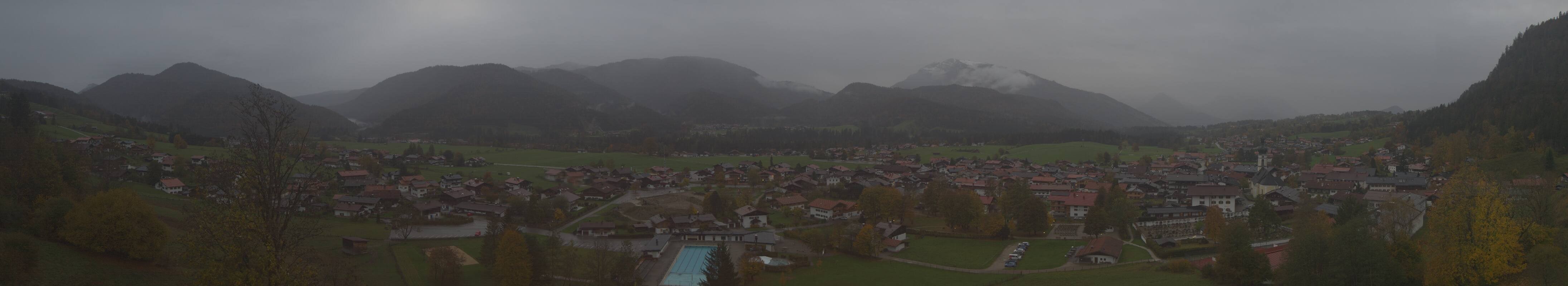 Archiv Foto Webcam Panoramablick auf das Dorf Reit im Winkl