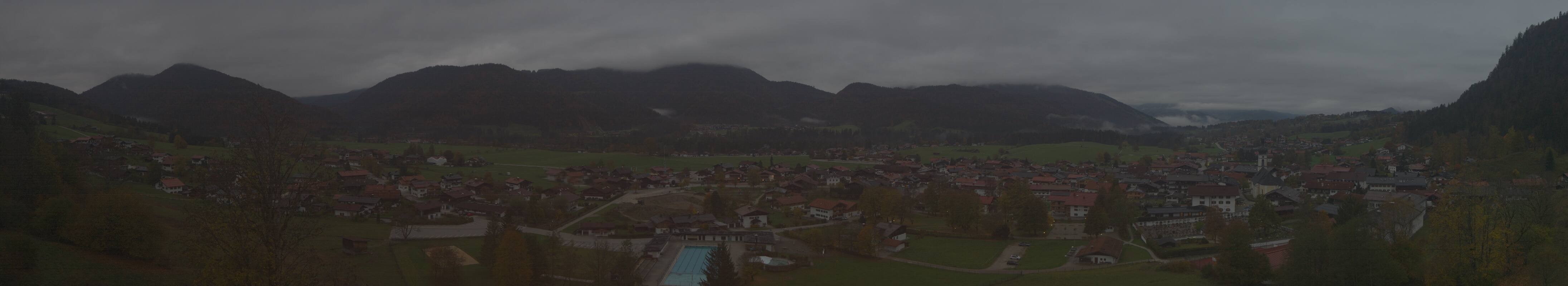 Archiv Foto Webcam Panoramablick auf das Dorf Reit im Winkl
