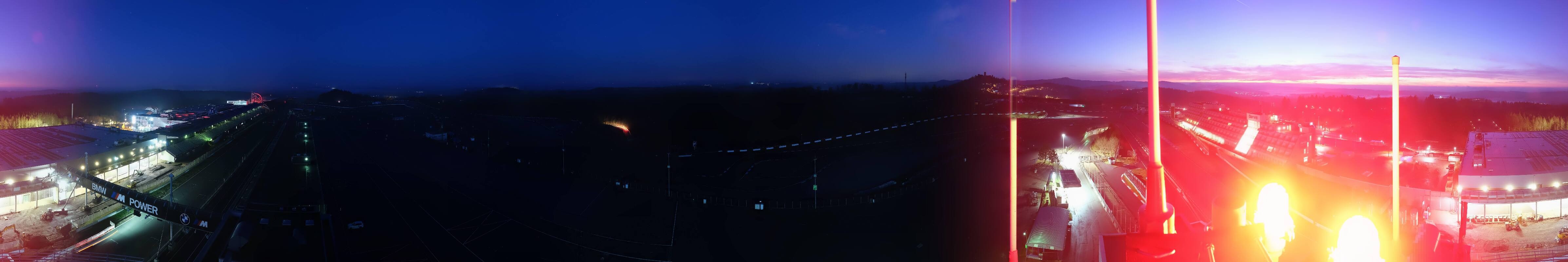 Archived image Webcam Nürburgring: Start/Finish line Grand Prix track