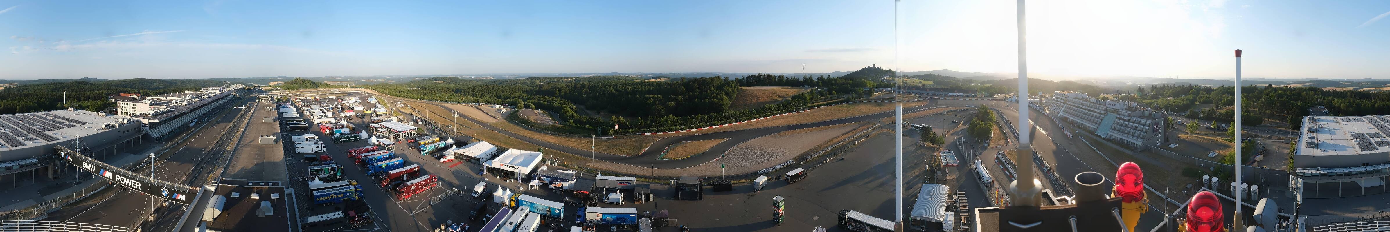 Archived image Webcam Nürburgring: Start/Finish line Grand Prix track