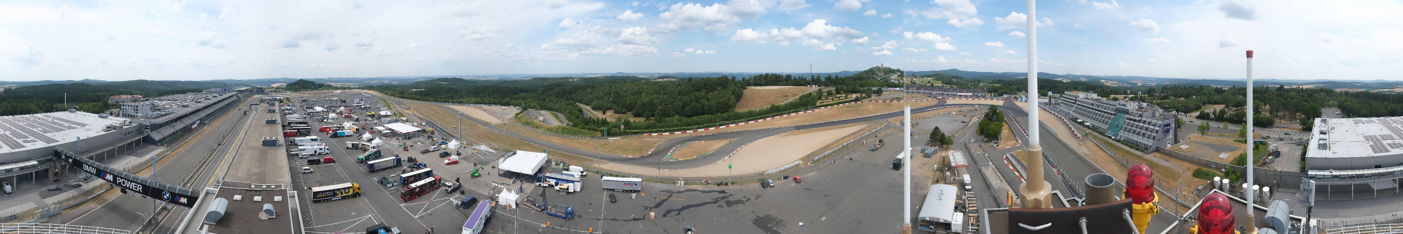 Archived image Webcam Nürburgring: Start/Finish line Grand Prix track