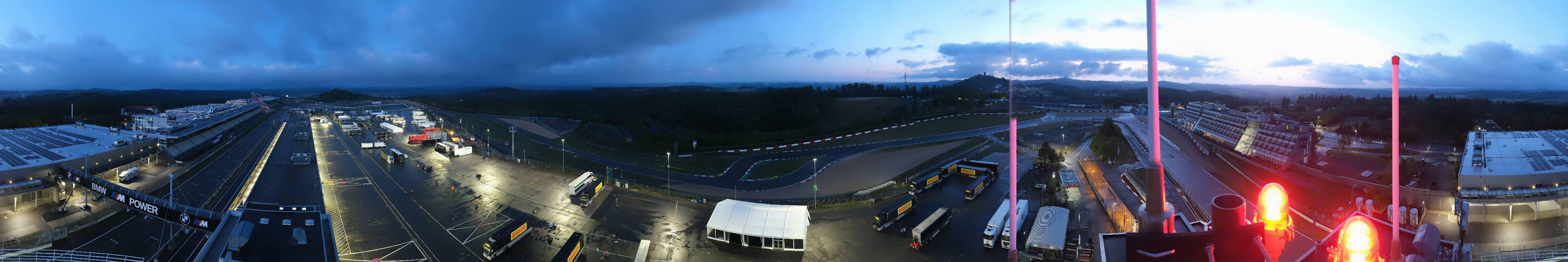 Archived image Webcam Nürburgring: Start/Finish line Grand Prix track
