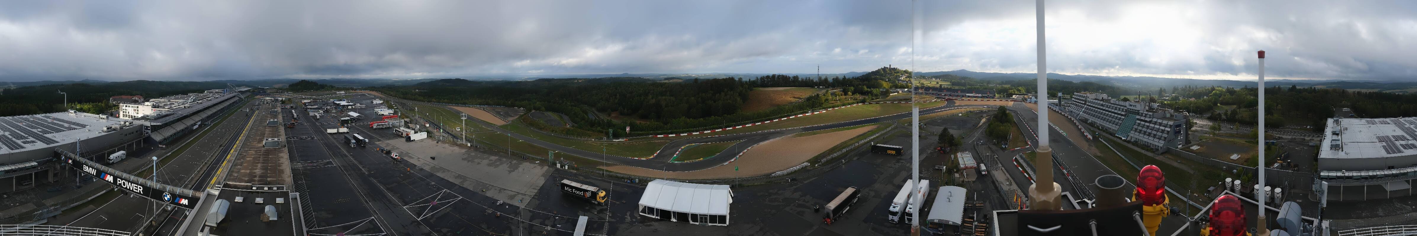 Archived image Webcam Nürburgring: Start/Finish line Grand Prix track