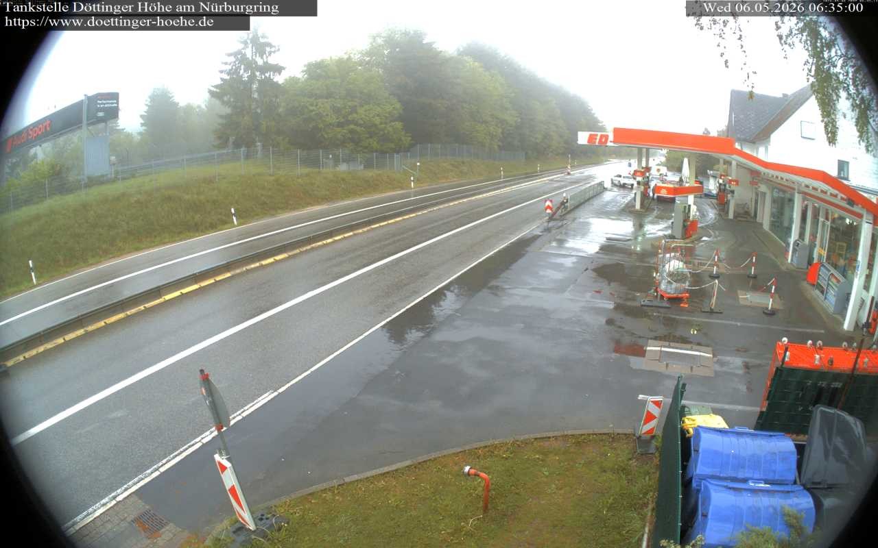 Archiv Foto Webcam Tankstelle Döttinger Höhe am Nürburgring