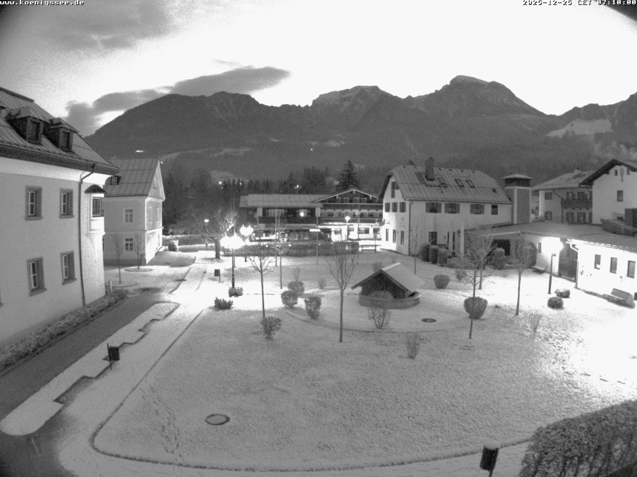 Archiv Foto Webcam Haus des Gastes - Königssee