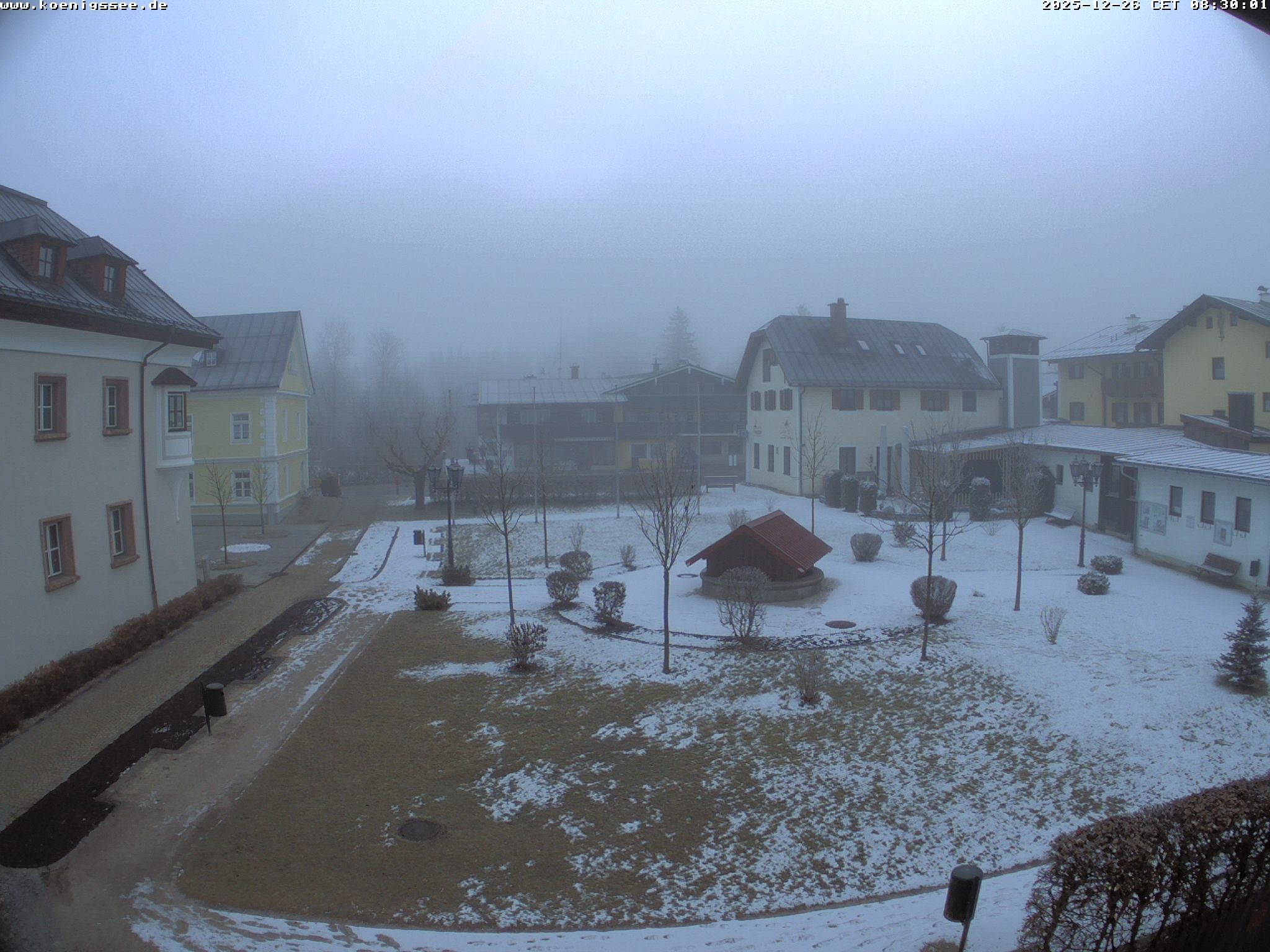 Archiv Foto Webcam Haus des Gastes - Königssee