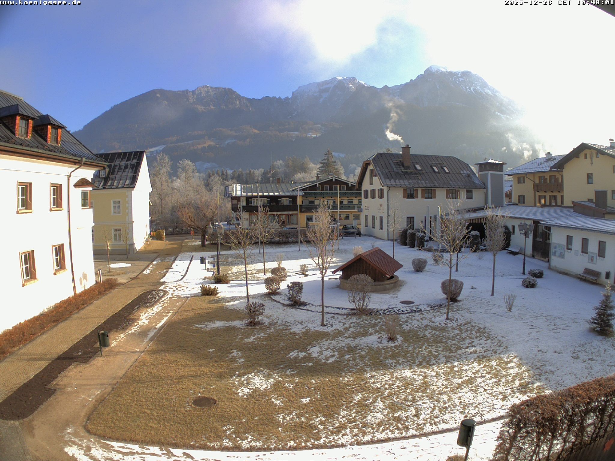 Archiv Foto Webcam Haus des Gastes - Königssee