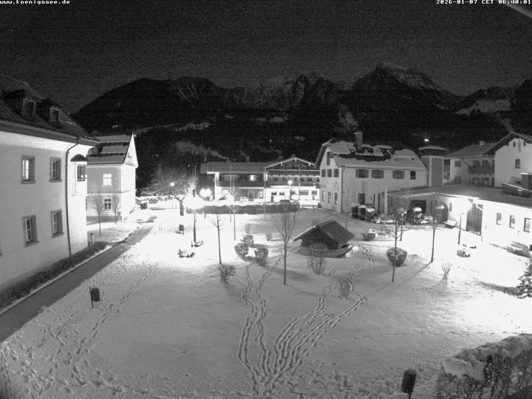 Archiv Foto Webcam Haus des Gastes - Königssee