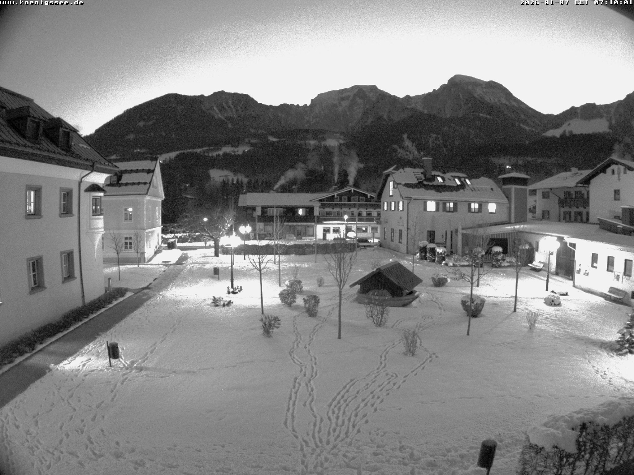 Archiv Foto Webcam Haus des Gastes - Königssee