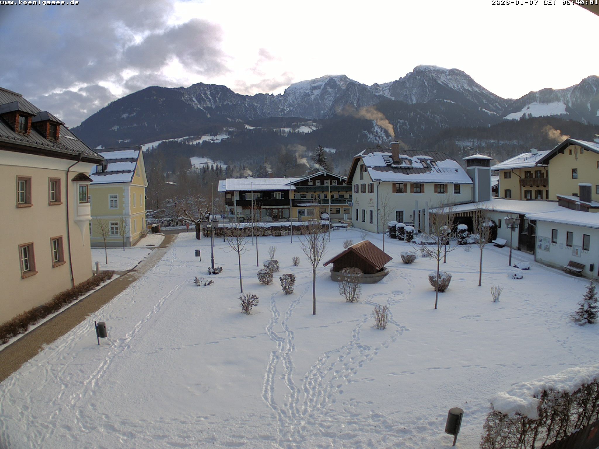 Archiv Foto Webcam Haus des Gastes - Königssee
