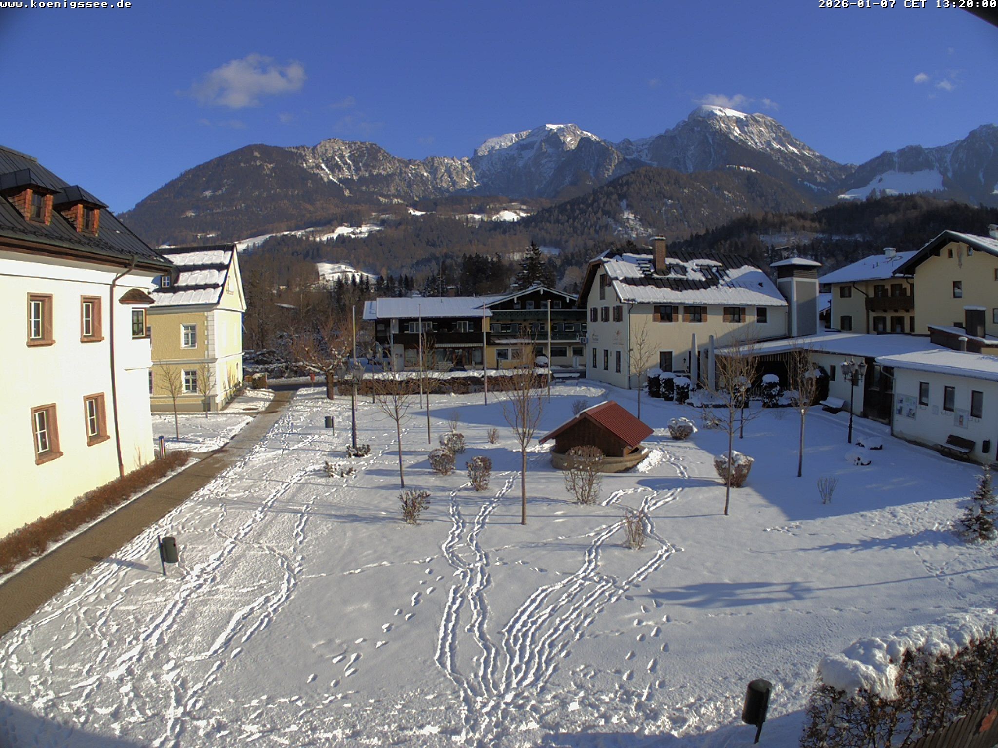 Archiv Foto Webcam Haus des Gastes - Königssee
