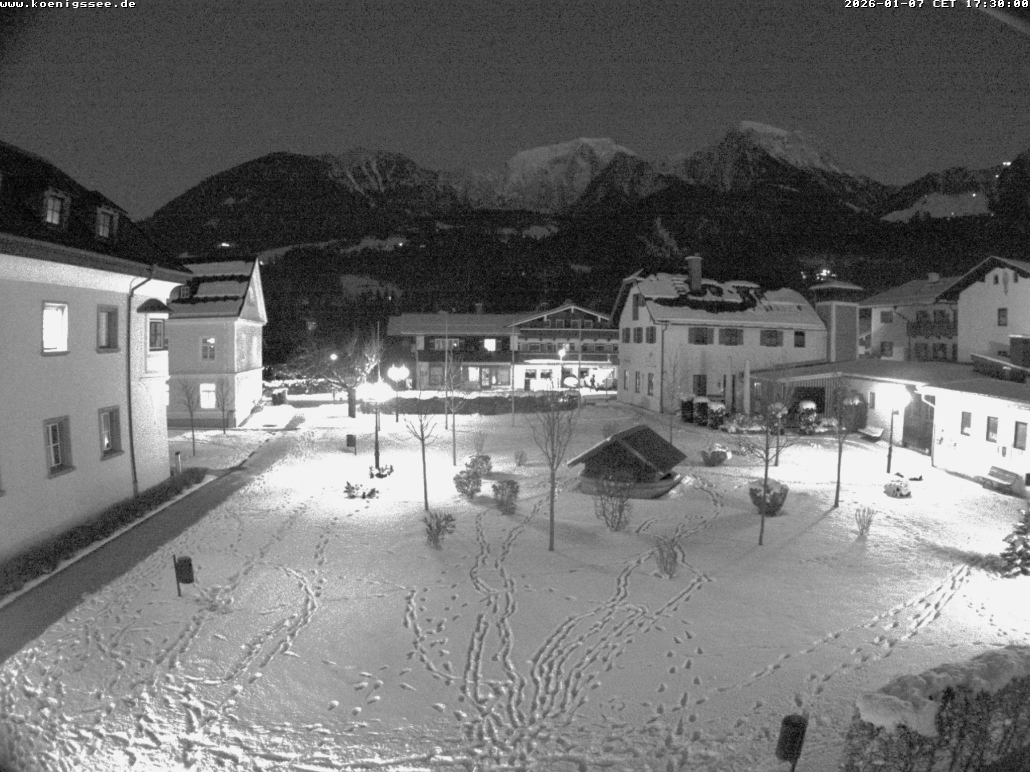 Archiv Foto Webcam Haus des Gastes - Königssee