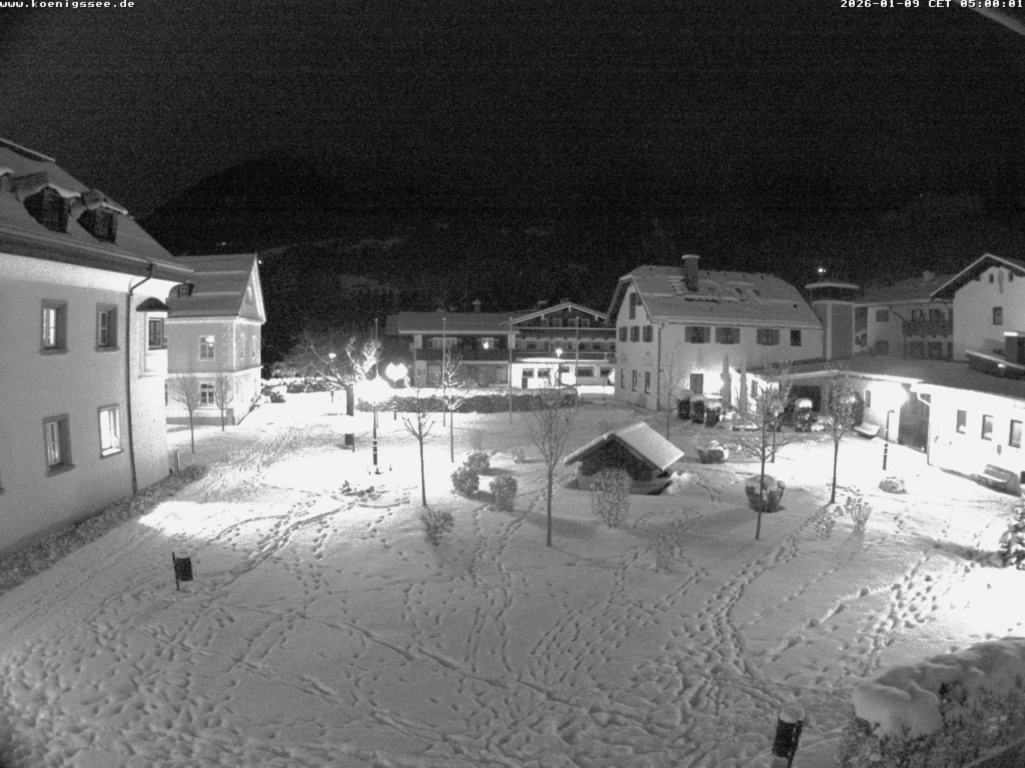 Archiv Foto Webcam Haus des Gastes - Königssee