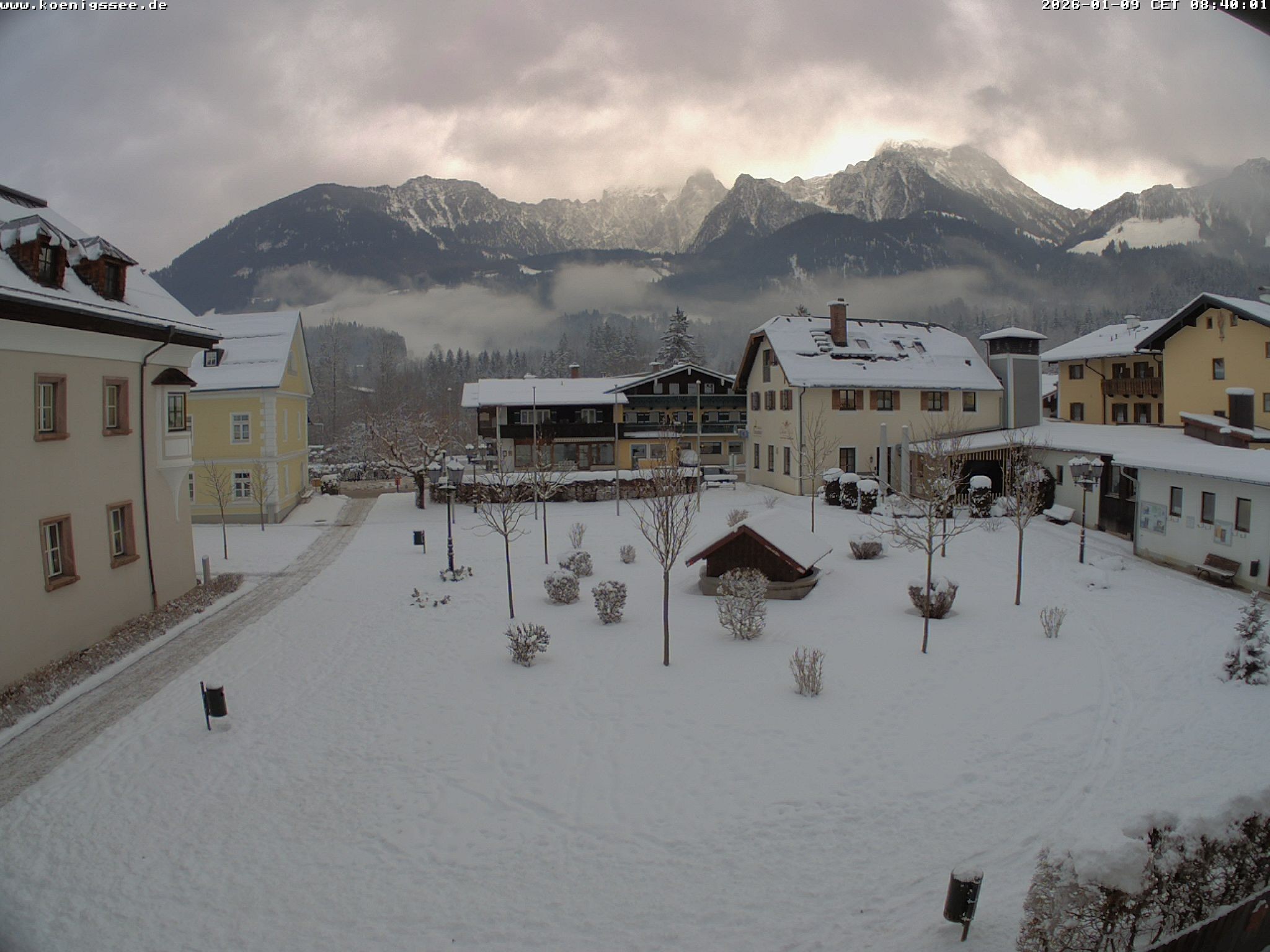 Archiv Foto Webcam Haus des Gastes - Königssee