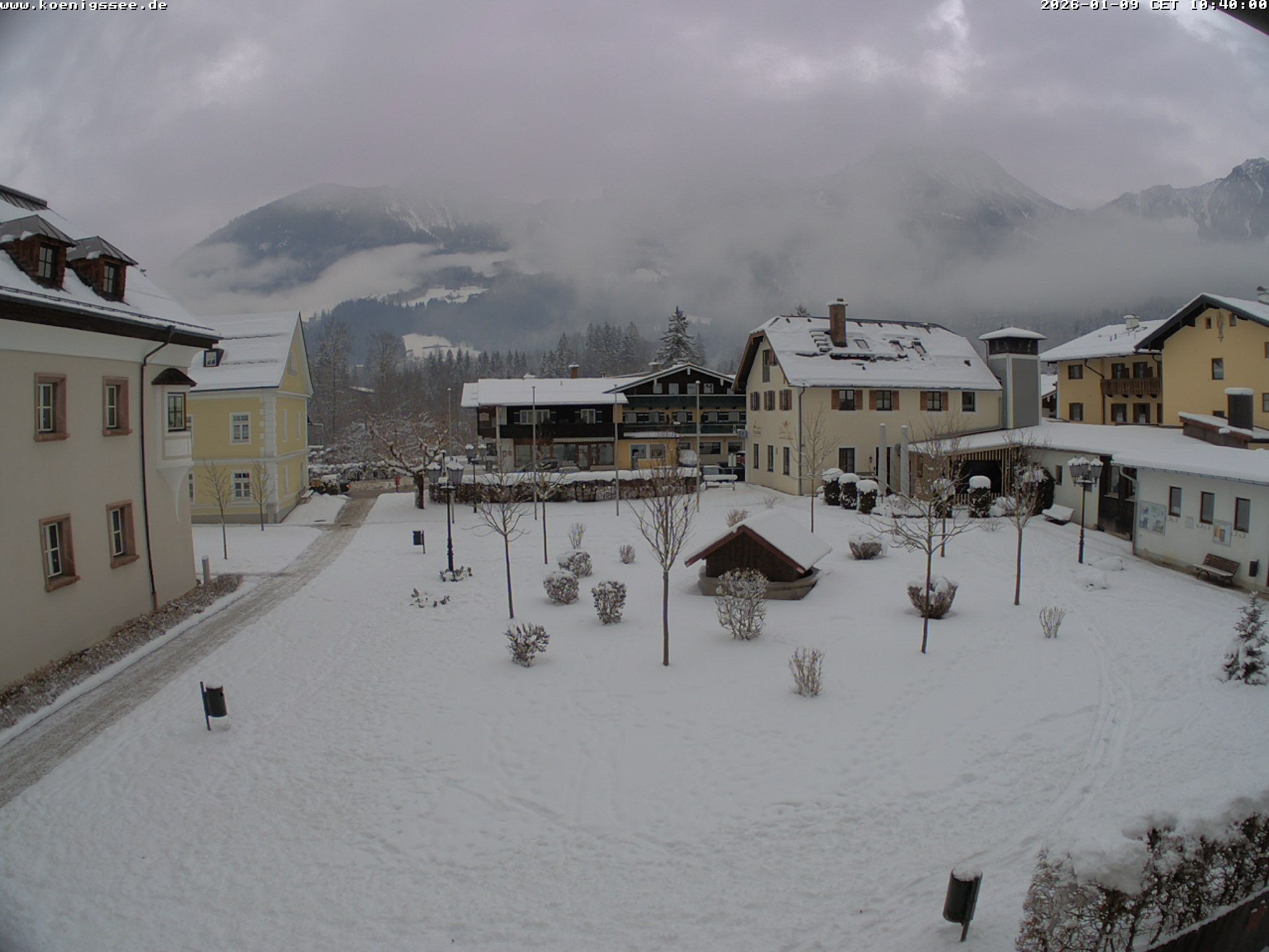 Archiv Foto Webcam Haus des Gastes - Königssee