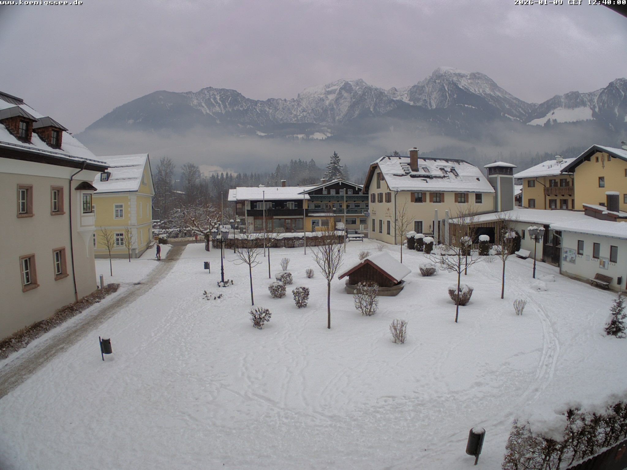 Archiv Foto Webcam Haus des Gastes - Königssee