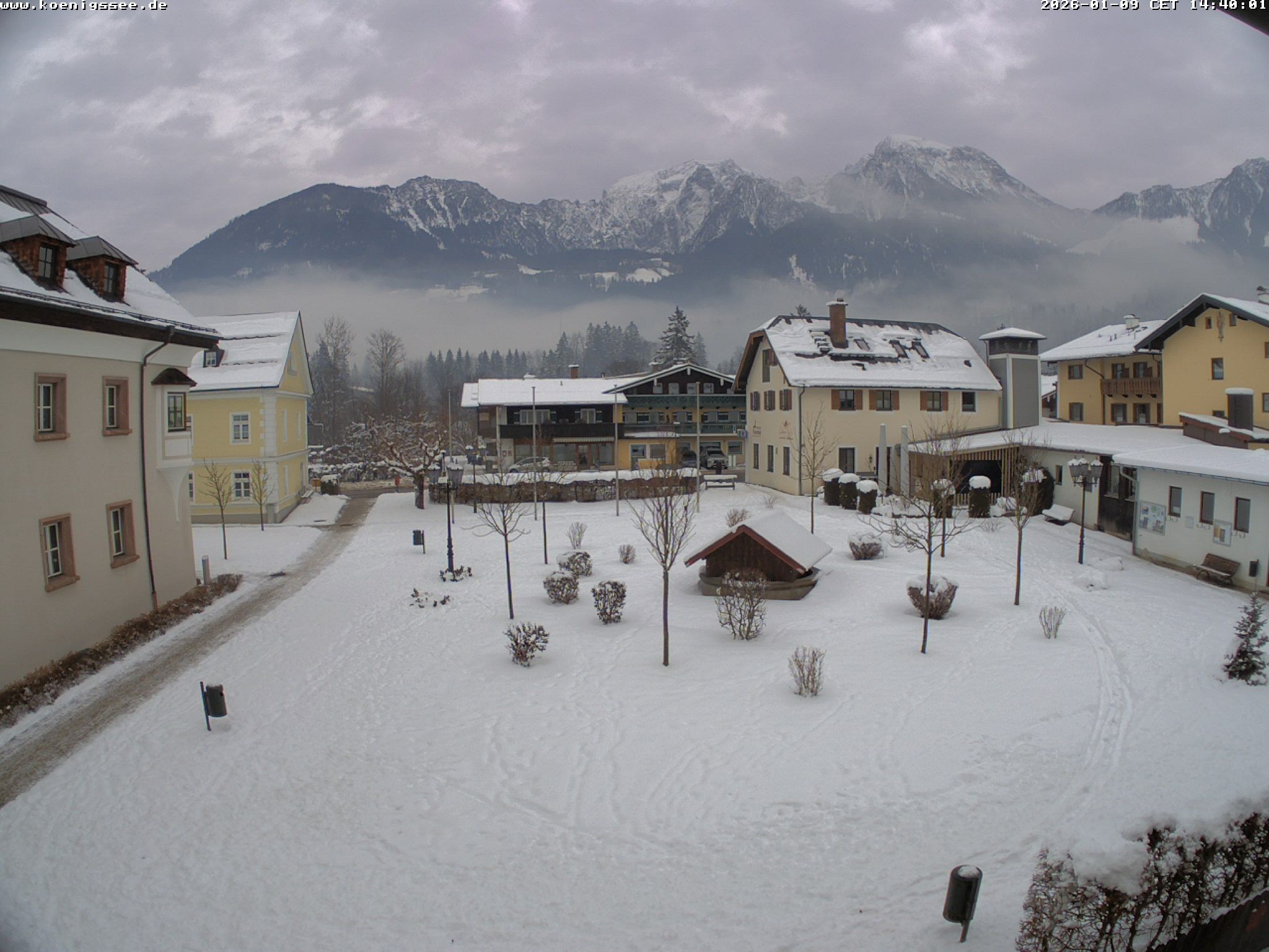 Archiv Foto Webcam Haus des Gastes - Königssee