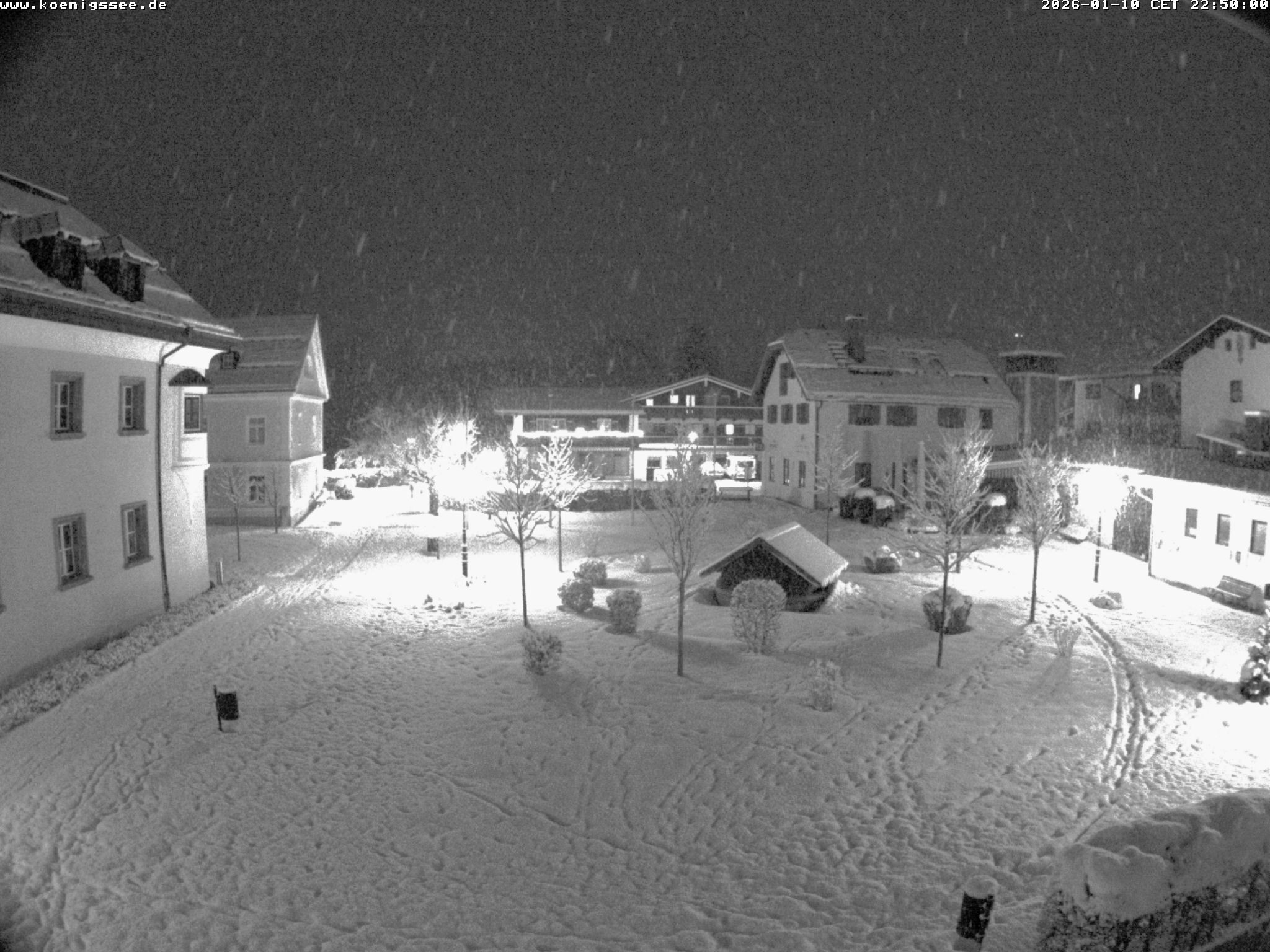 Archiv Foto Webcam Haus des Gastes - Königssee