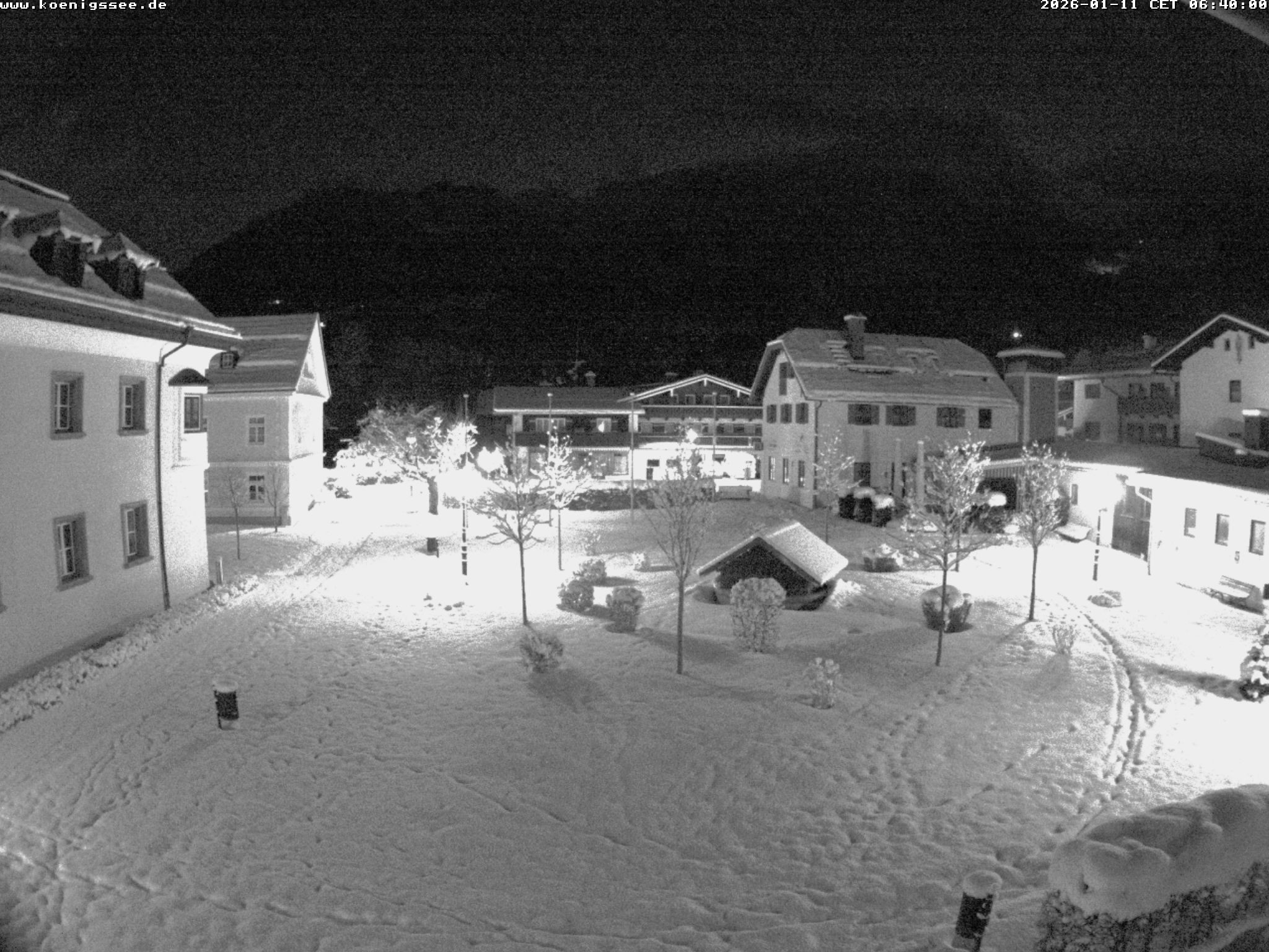 Archiv Foto Webcam Haus des Gastes - Königssee