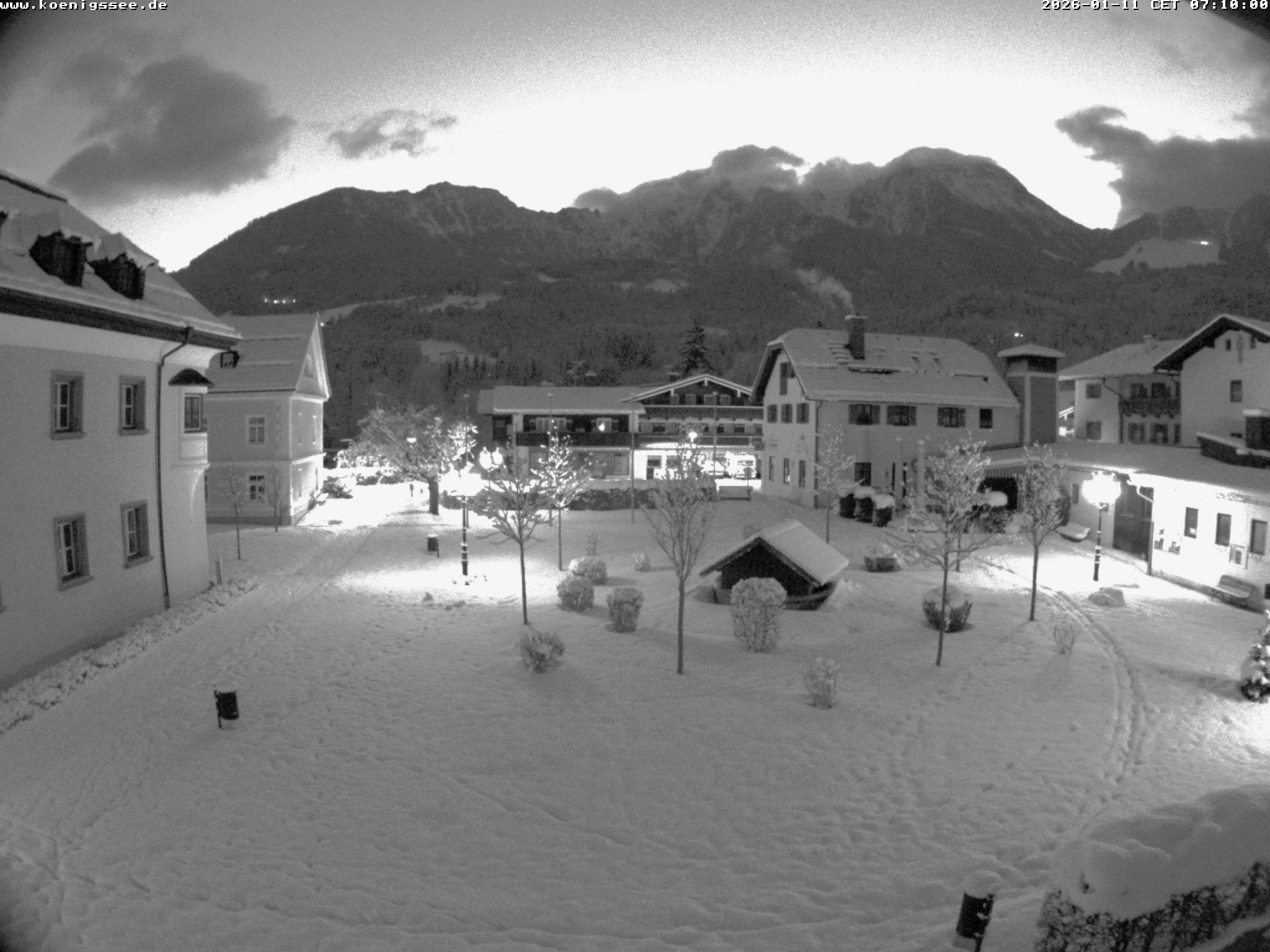 Archiv Foto Webcam Haus des Gastes - Königssee