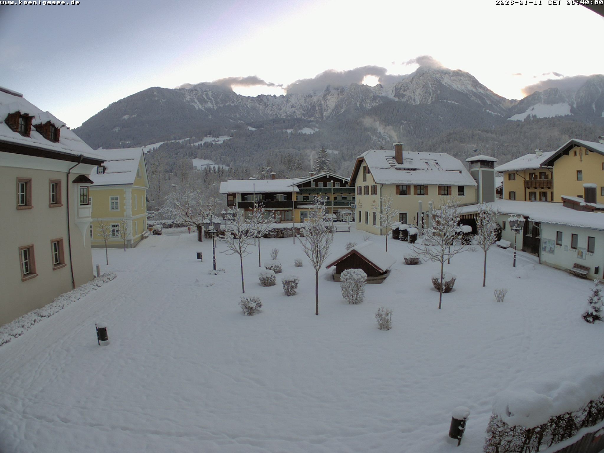 Archiv Foto Webcam Haus des Gastes - Königssee