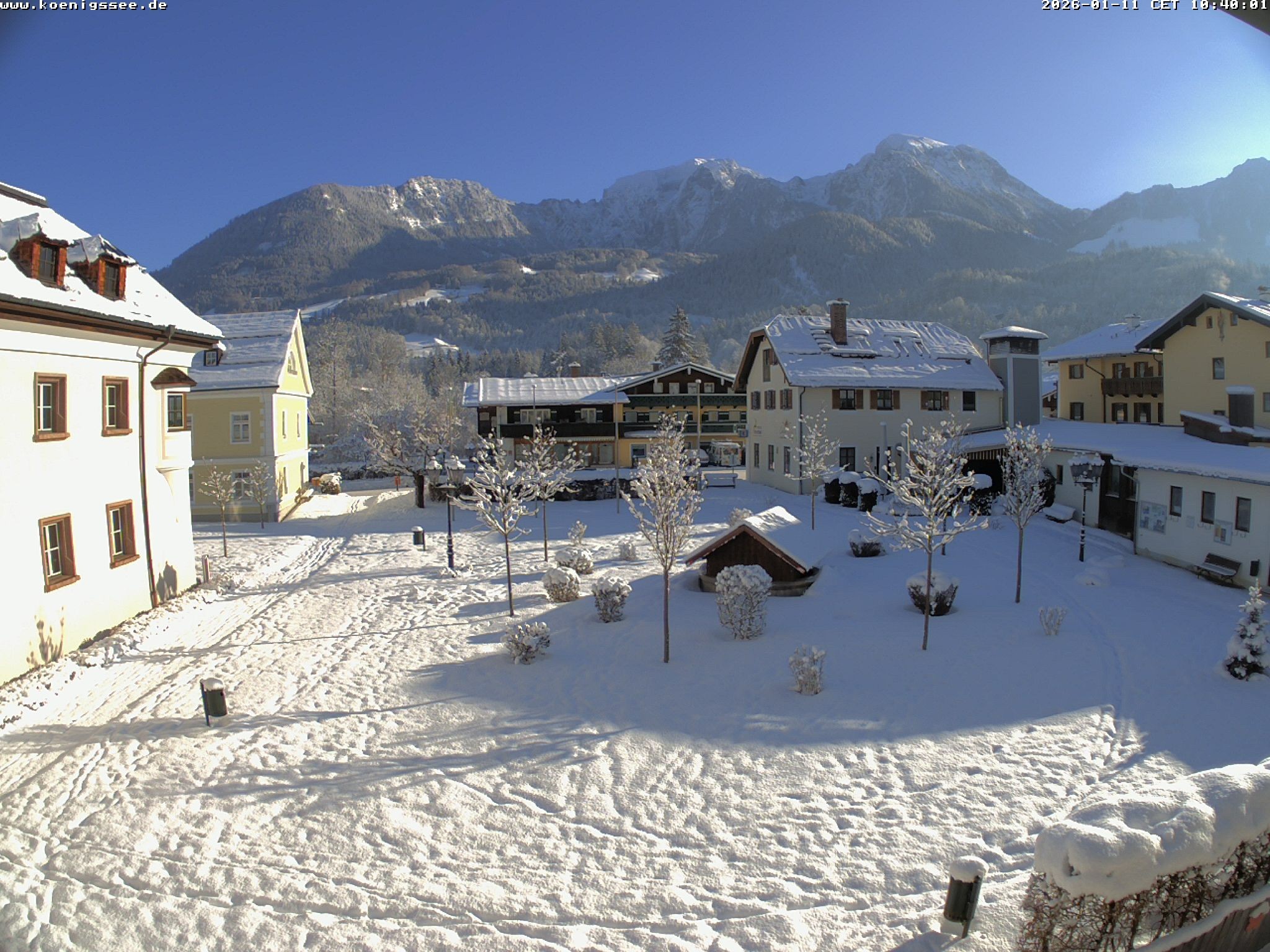 Archiv Foto Webcam Haus des Gastes - Königssee