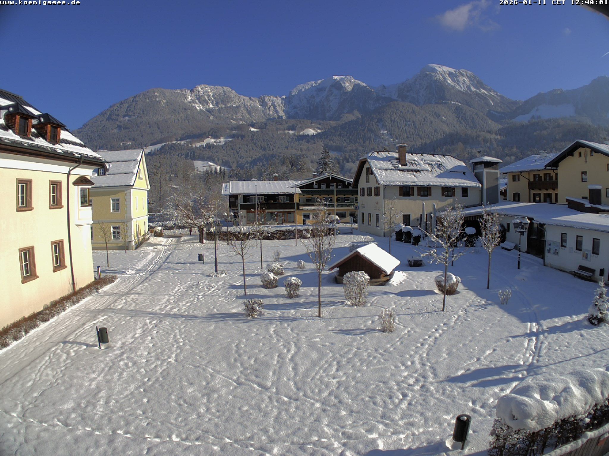 Archiv Foto Webcam Haus des Gastes - Königssee