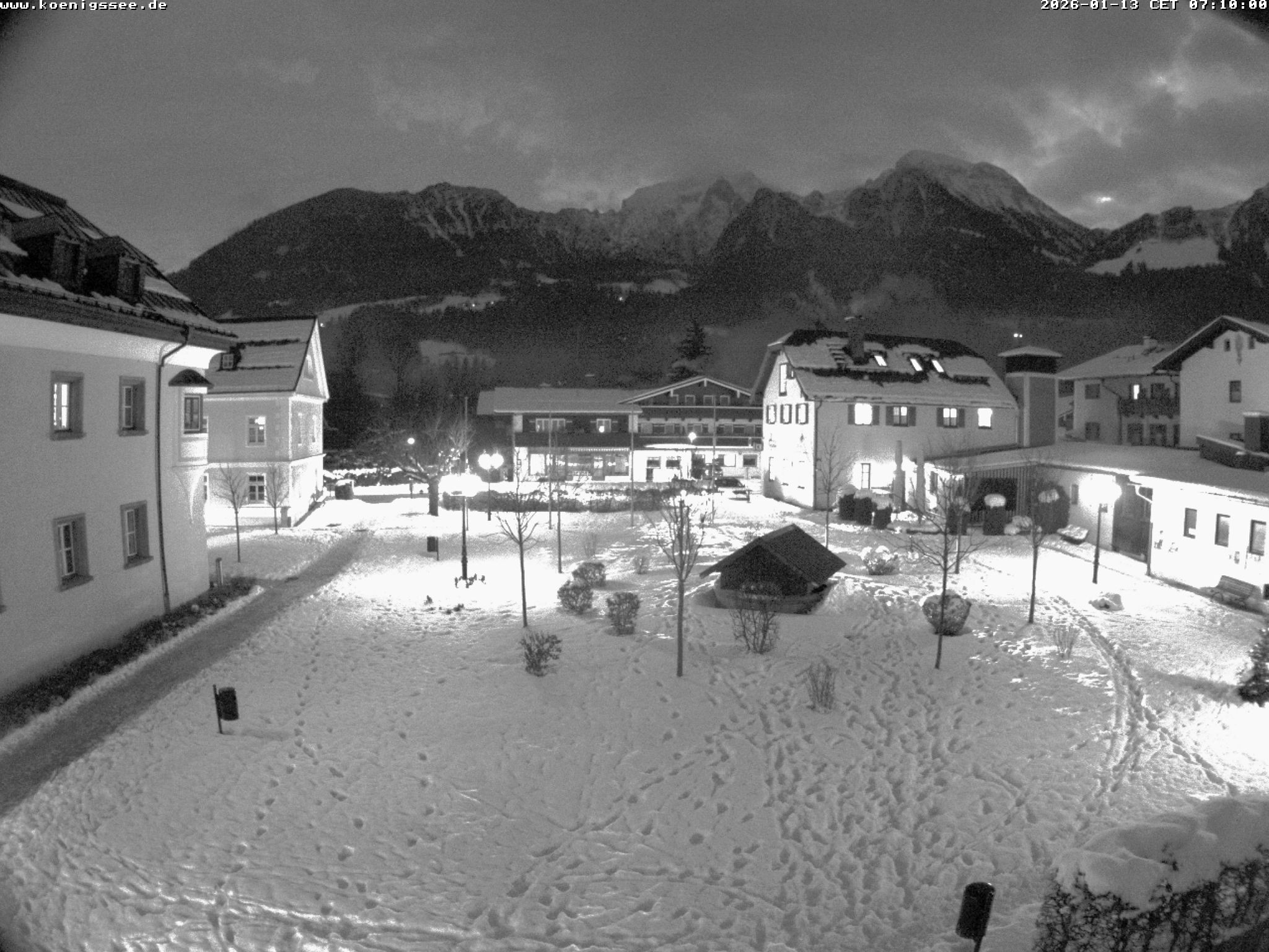 Archiv Foto Webcam Haus des Gastes - Königssee
