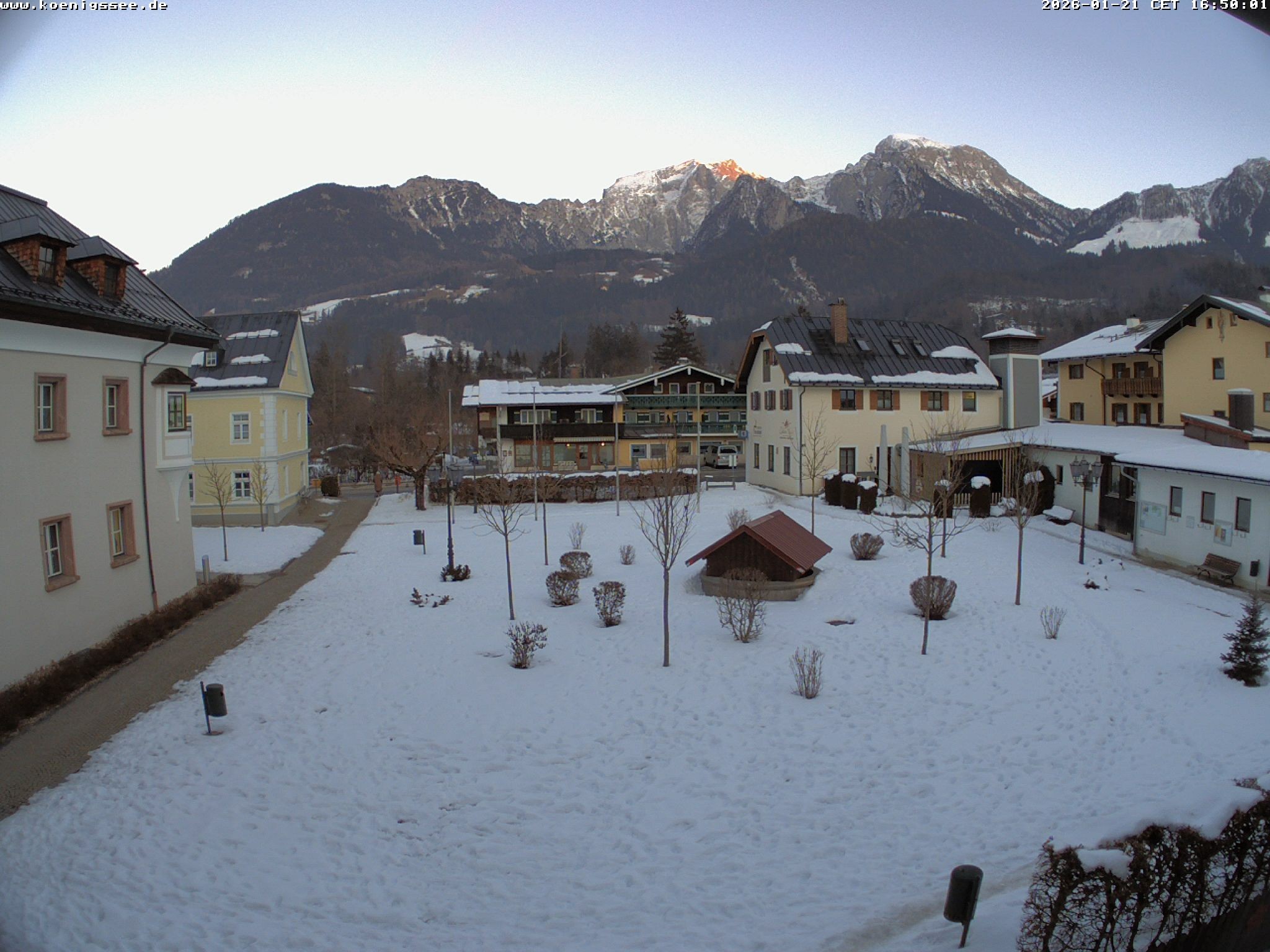 Archiv Foto Webcam Haus des Gastes - Königssee