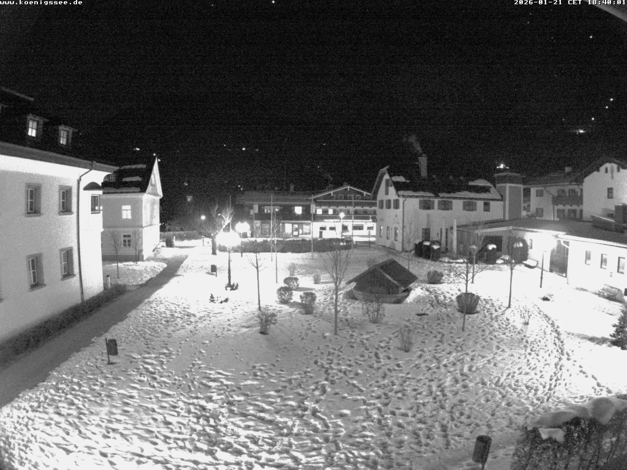 Archiv Foto Webcam Haus des Gastes - Königssee