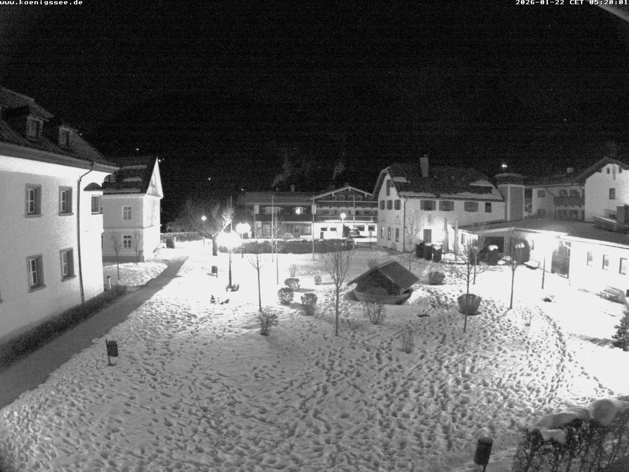 Archiv Foto Webcam Haus des Gastes - Königssee