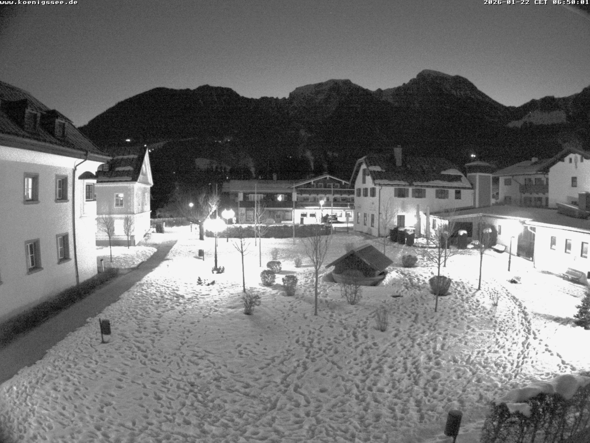 Archiv Foto Webcam Haus des Gastes - Königssee