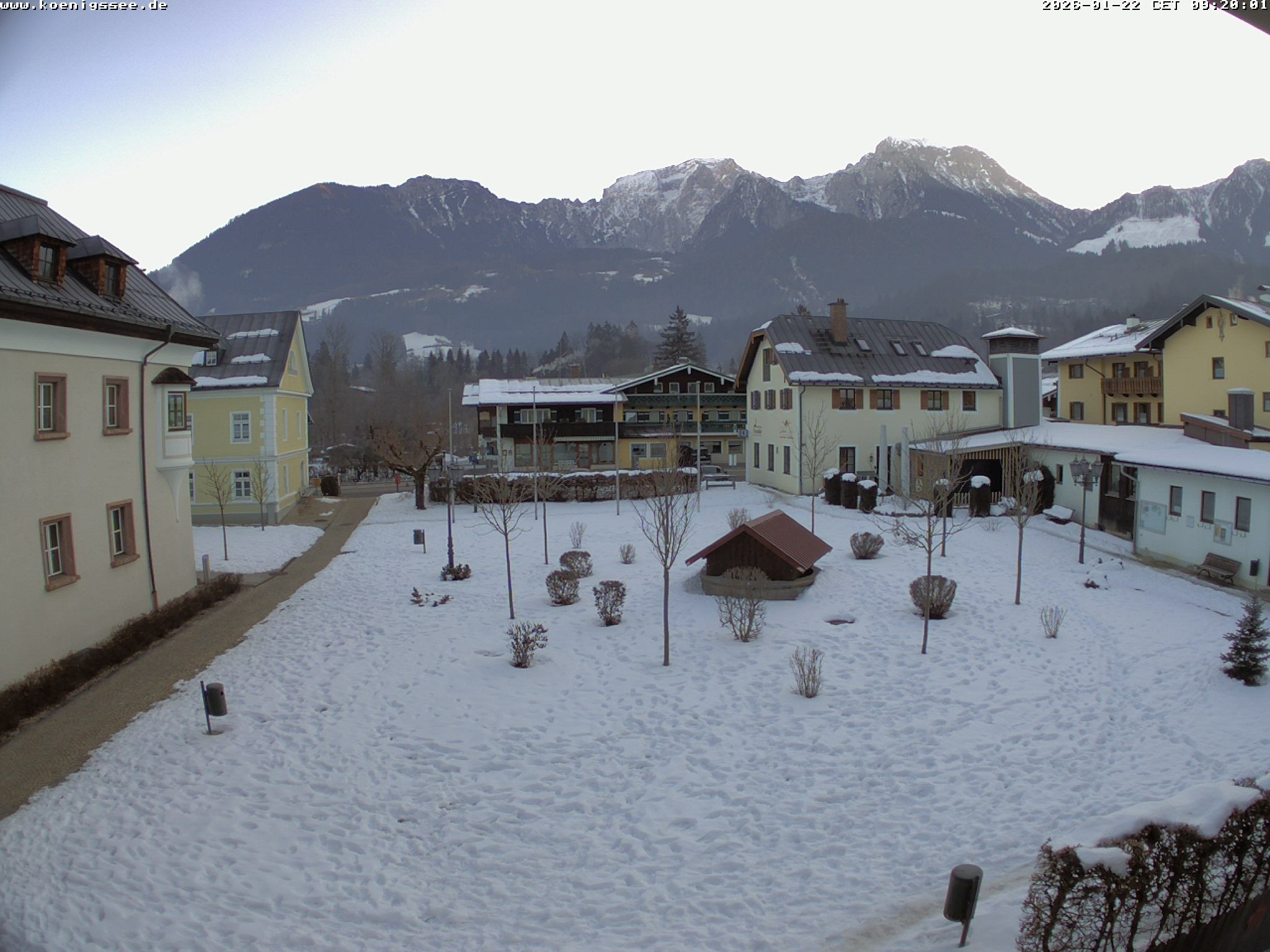 Archiv Foto Webcam Haus des Gastes - Königssee