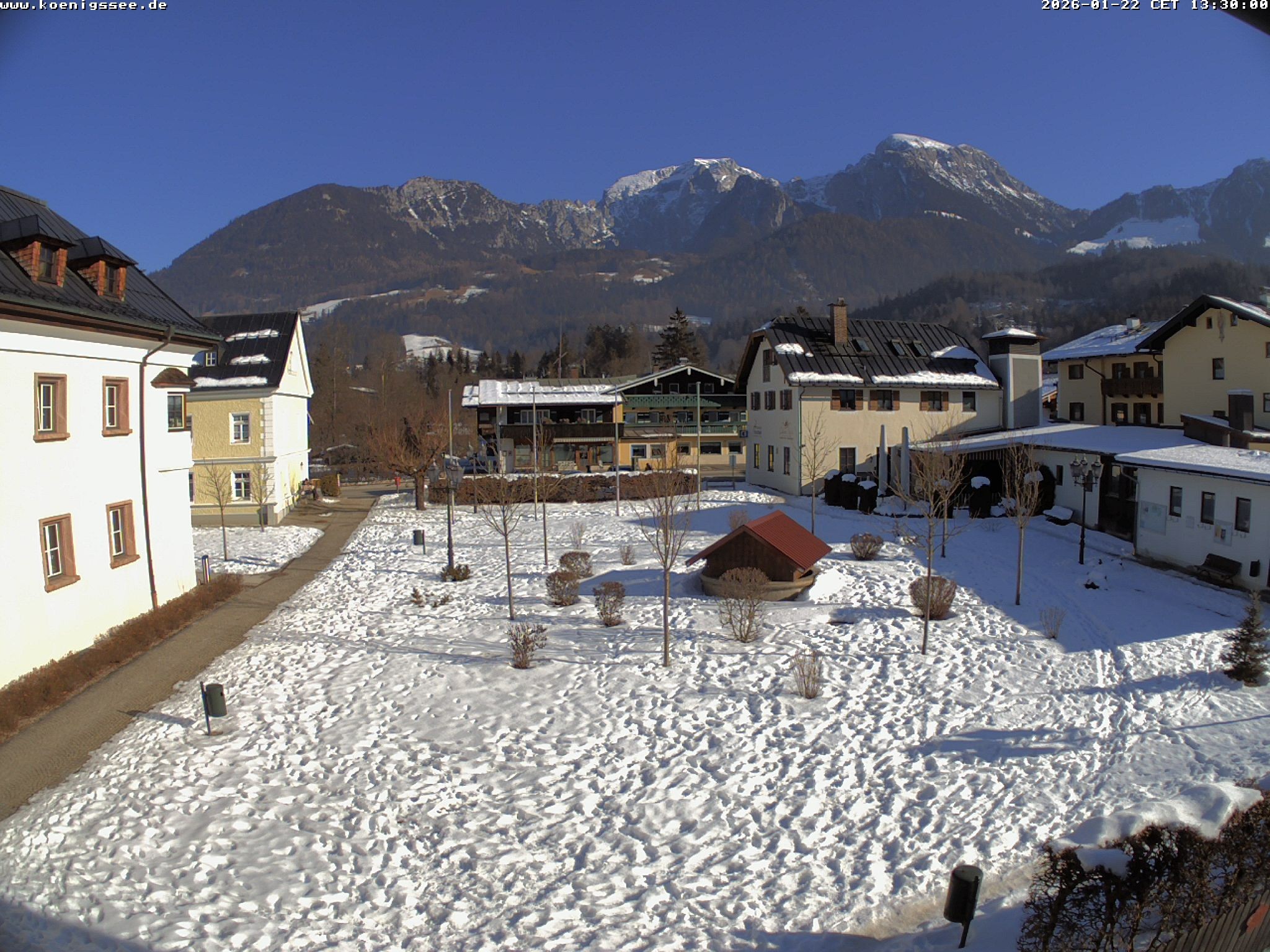 Archiv Foto Webcam Haus des Gastes - Königssee