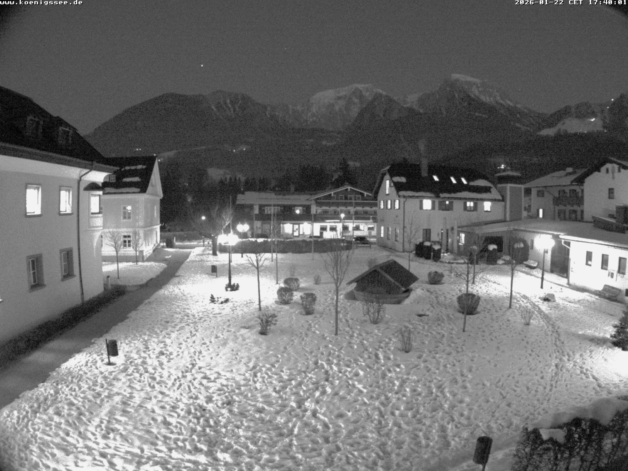 Archiv Foto Webcam Haus des Gastes - Königssee