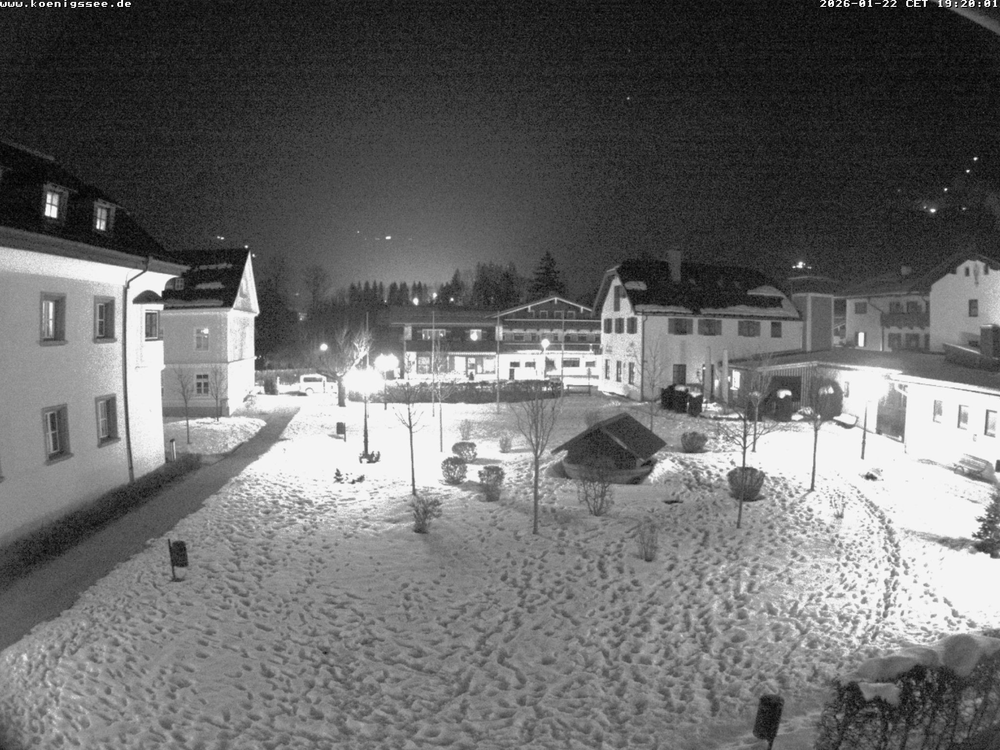 Archiv Foto Webcam Haus des Gastes - Königssee